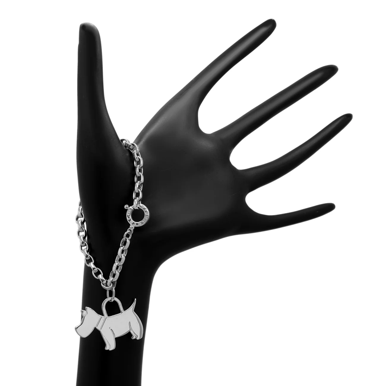 Tiffany & Co. Sterling Silver Scottie Dog Charm Bracelet - Image 3