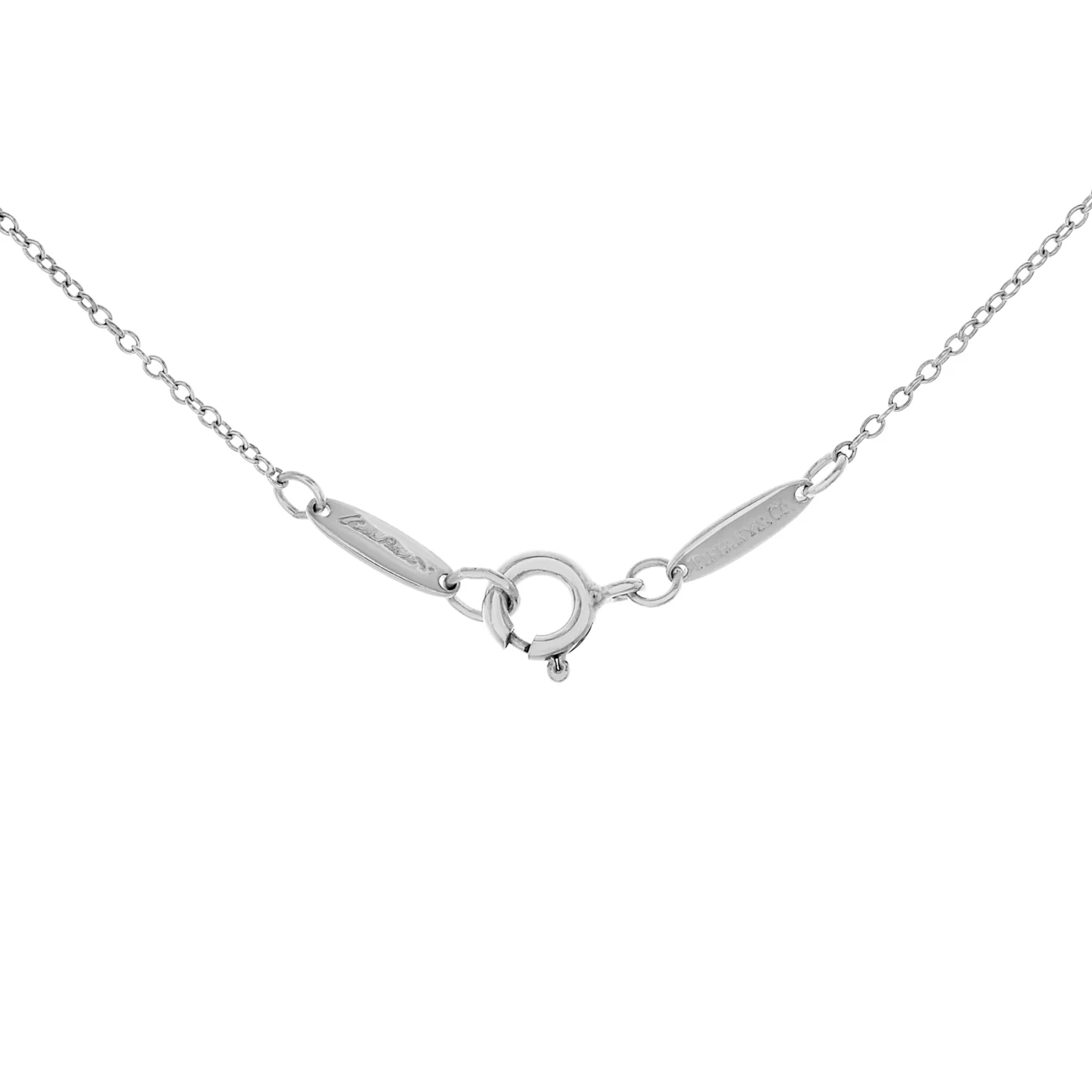 Tiffany & Co. Sterling Silver Sevillana Circle Pendant Necklace - Image 3
