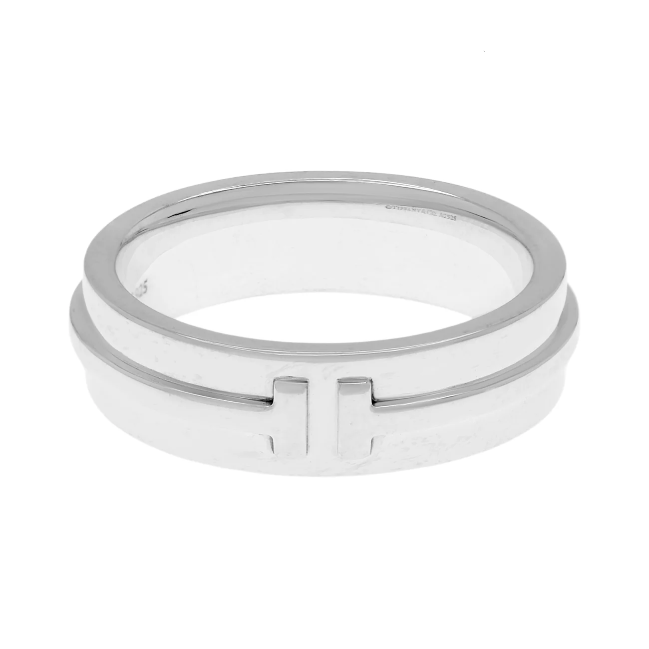 Tiffany & Co. Sterling Silver T Band Ring