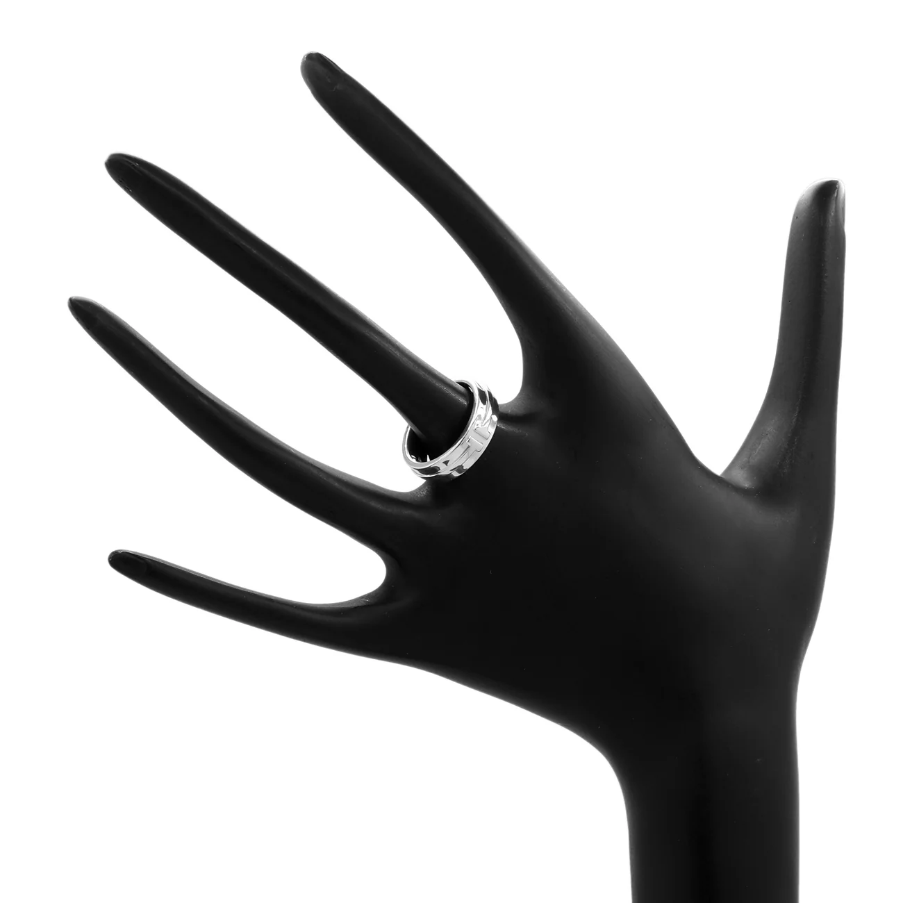 Tiffany & Co. Sterling Silver T Band Ring - Image 4