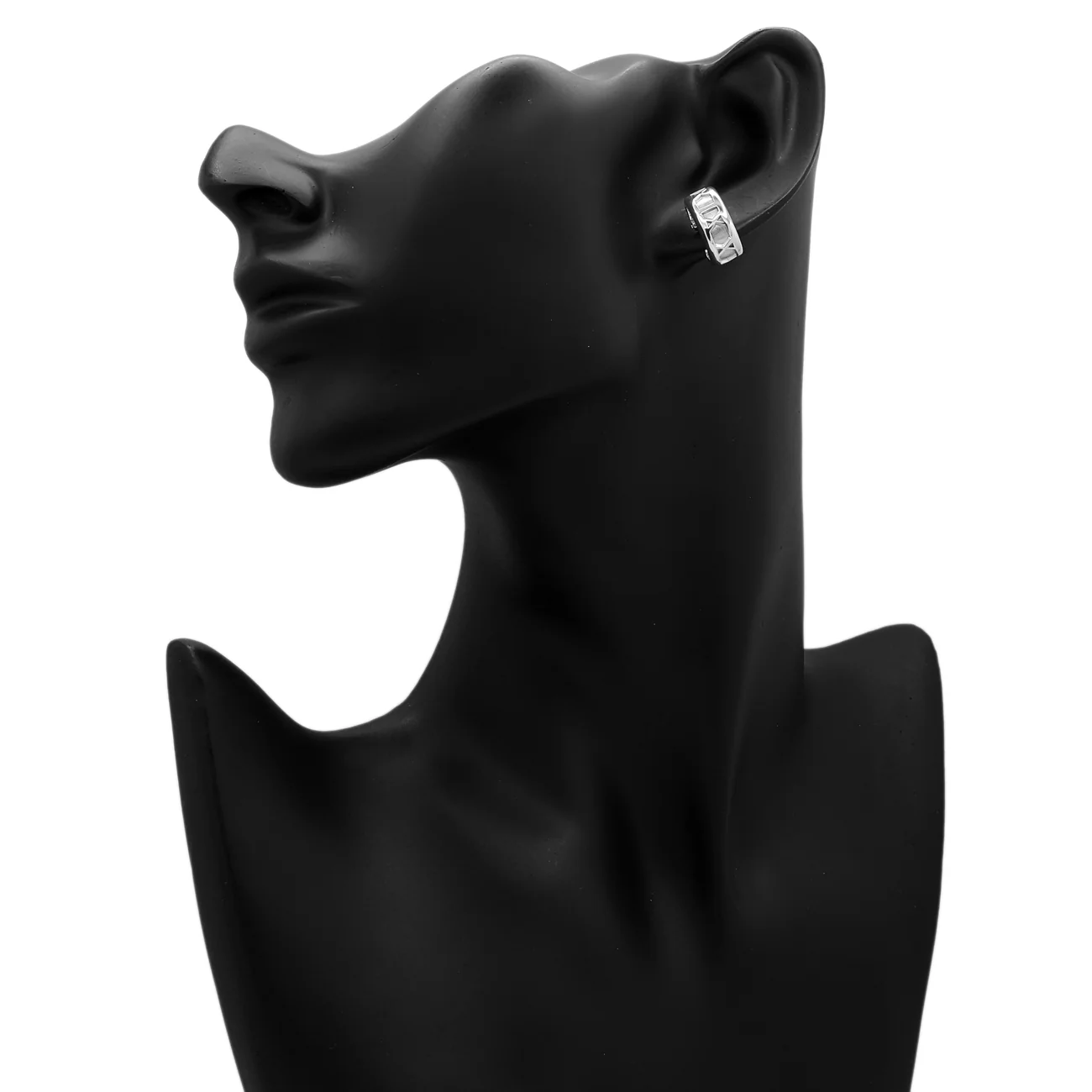 Tiffany & Co. Sterling Silver Vintage Atlas Earrings - Image 3