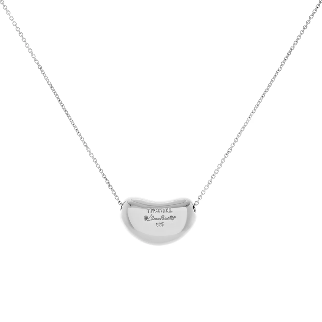 Tiffany & Co. Sterling Silver Vintage Bean Pendant - Image 2
