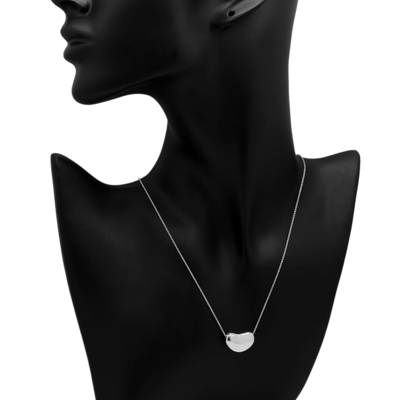 Tiffany & Co. Sterling Silver Vintage Bean Pendant - Image 5