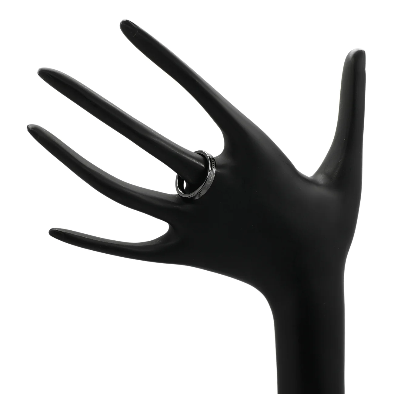 Tiffany & Co. Titanium 1837 Narrow Ring - Image 3