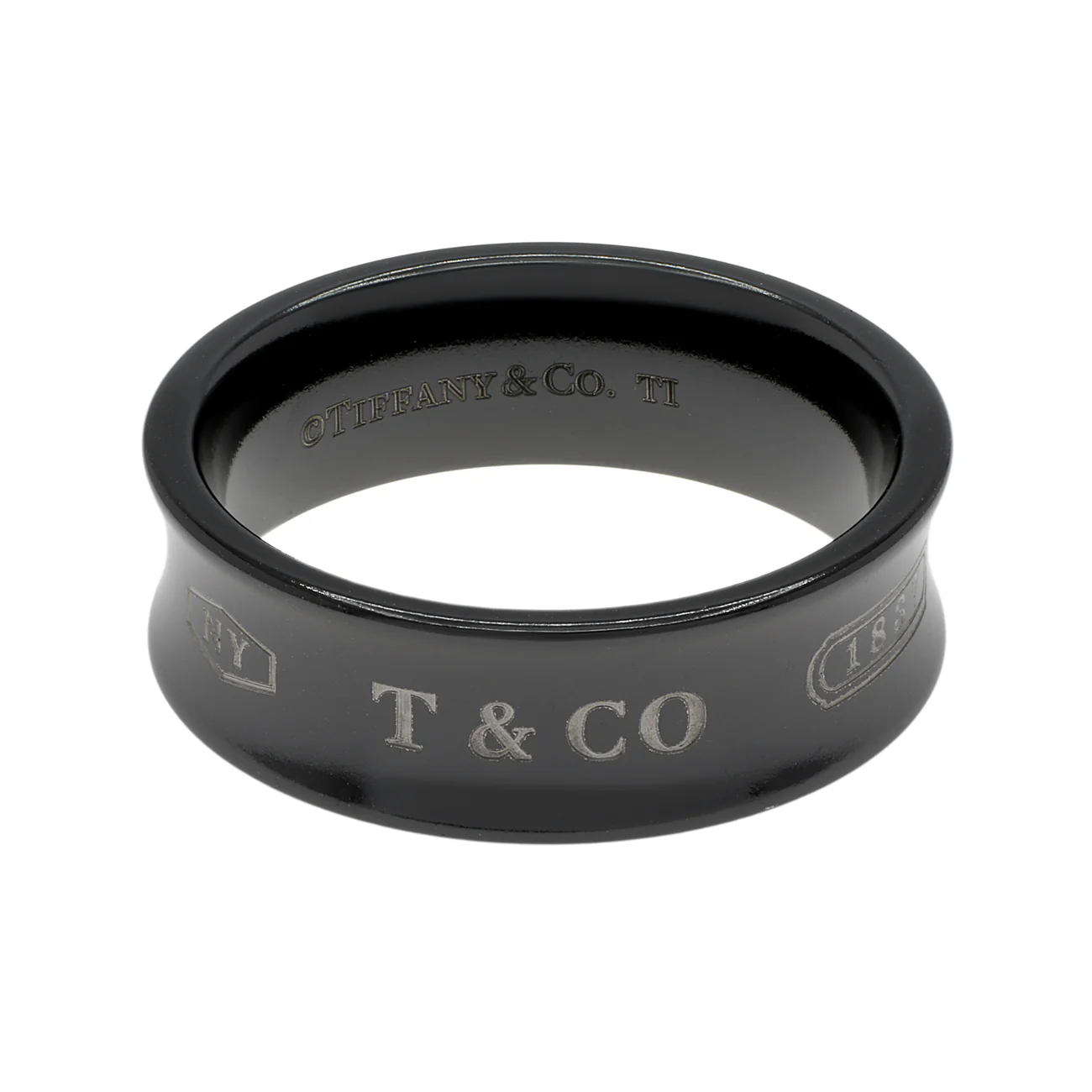 Tiffany & Co. Titanium 1837 Ring