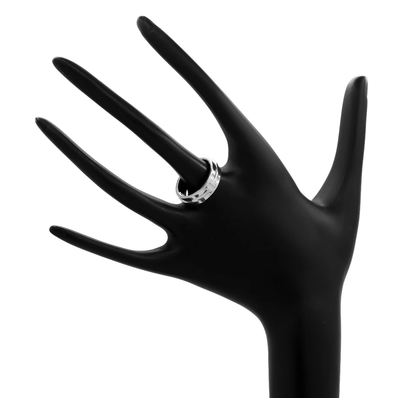 Tiffany & Co. Sterling Silver T Band Ring - Image 4