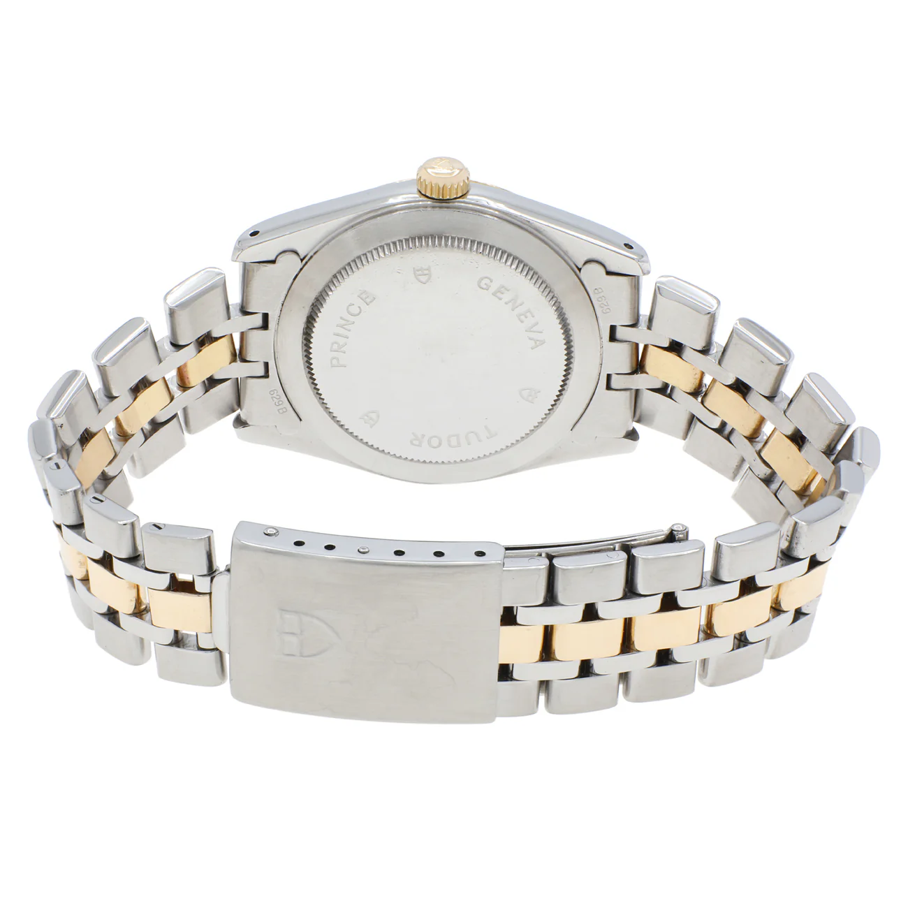 Tudor 18K Yellow Gold Stainless Steel Prince Date 74033 - Image 2