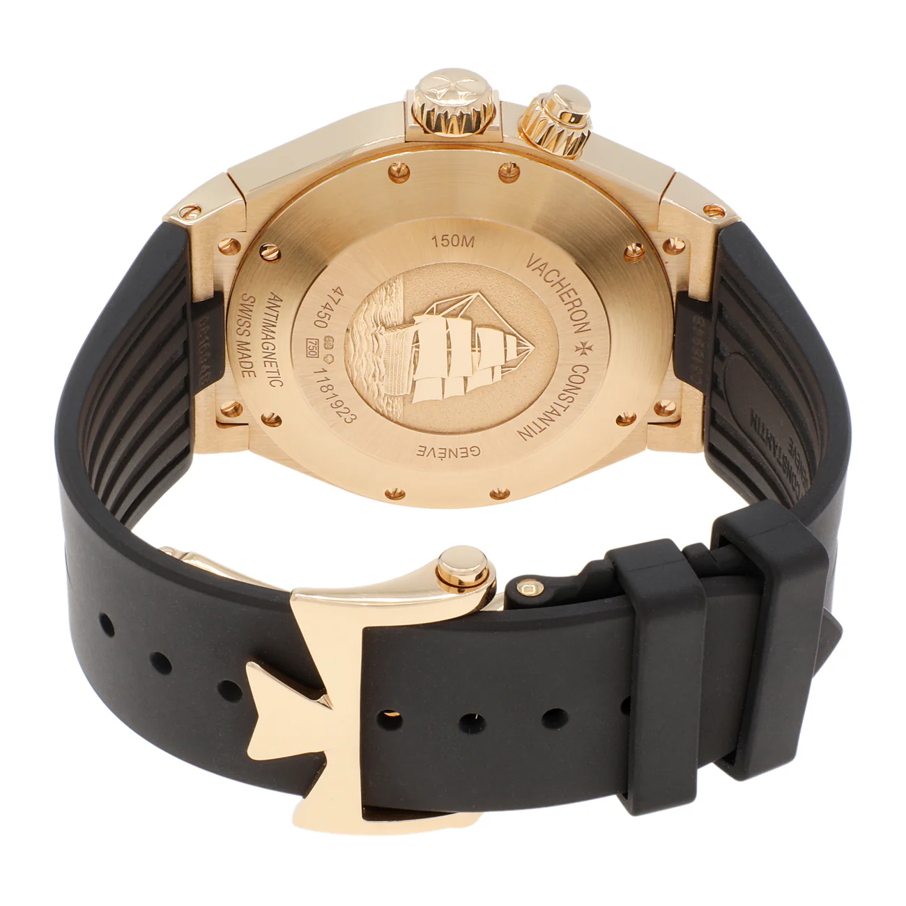 Vacheron Constantin 18K Rose Gold Overseas Dual Time 47450/000r-9404 - Image 2