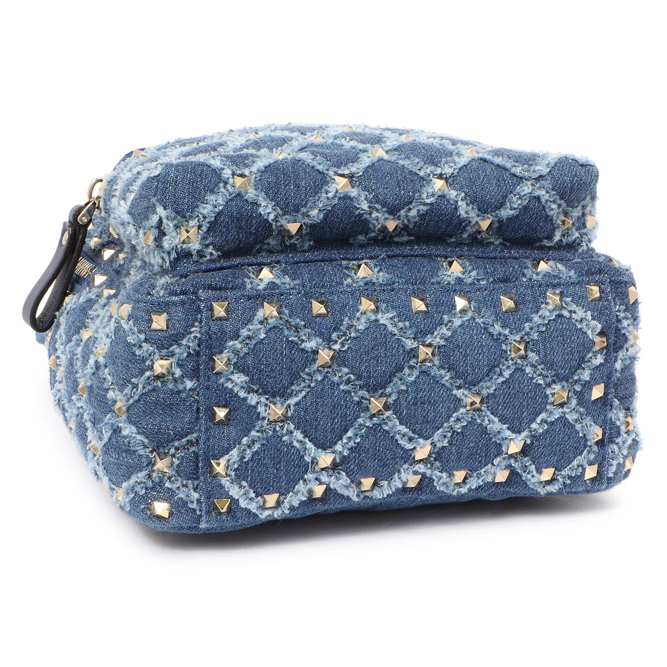 Valentino Denim Mini Rockstud Backpack - Image 3