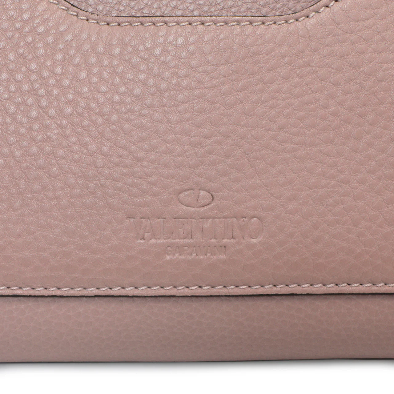 Valentino Mauve Pebbled Calfskin Medium Joylock Satchel - Image 15