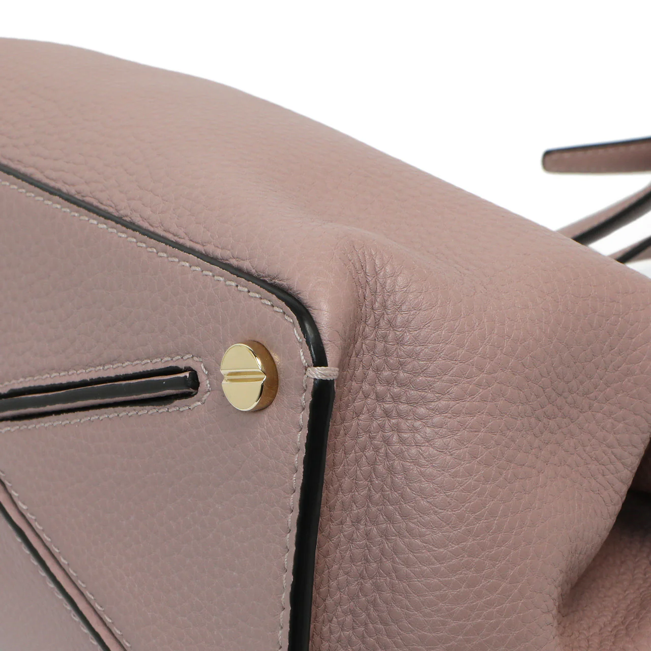 Valentino Mauve Pebbled Calfskin Medium Joylock Satchel - Image 7