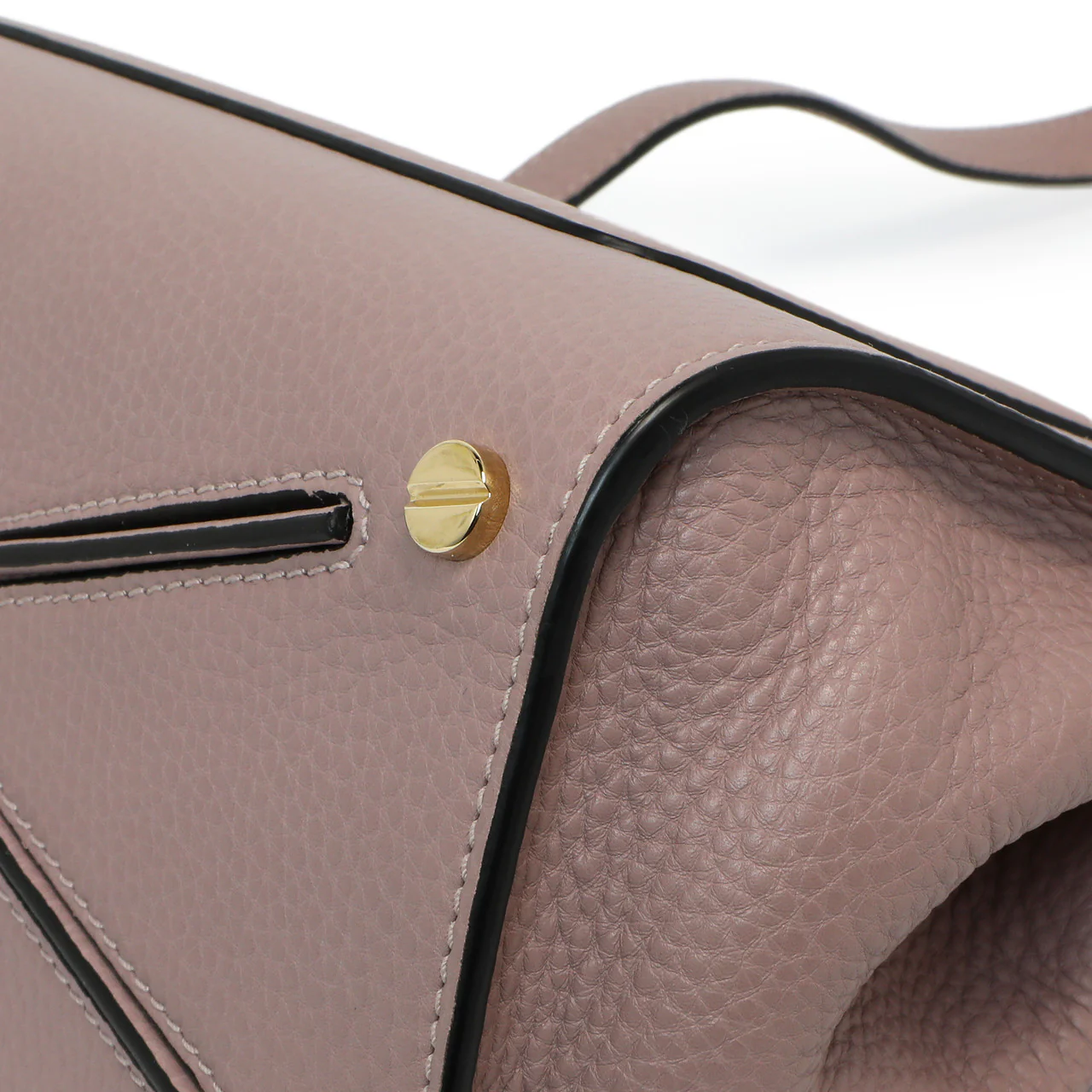 Valentino Mauve Pebbled Calfskin Medium Joylock Satchel - Image 9