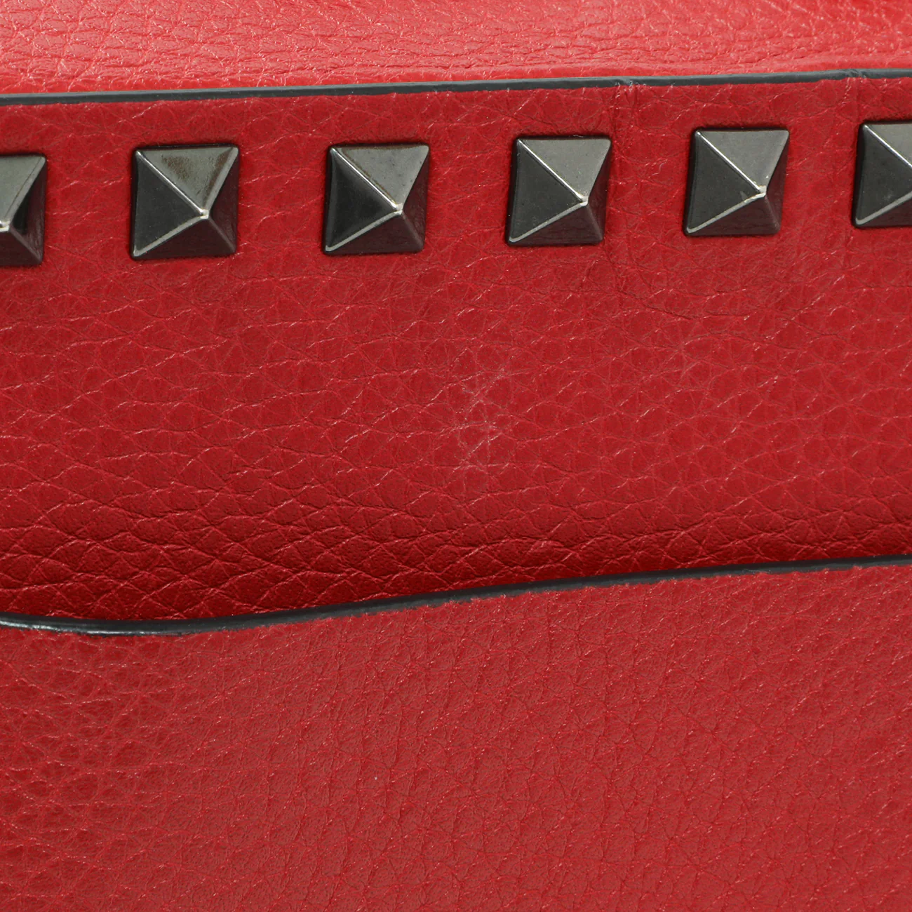 Valentino Pebbled Calfskin Rockstud Camera Bag - Image 7