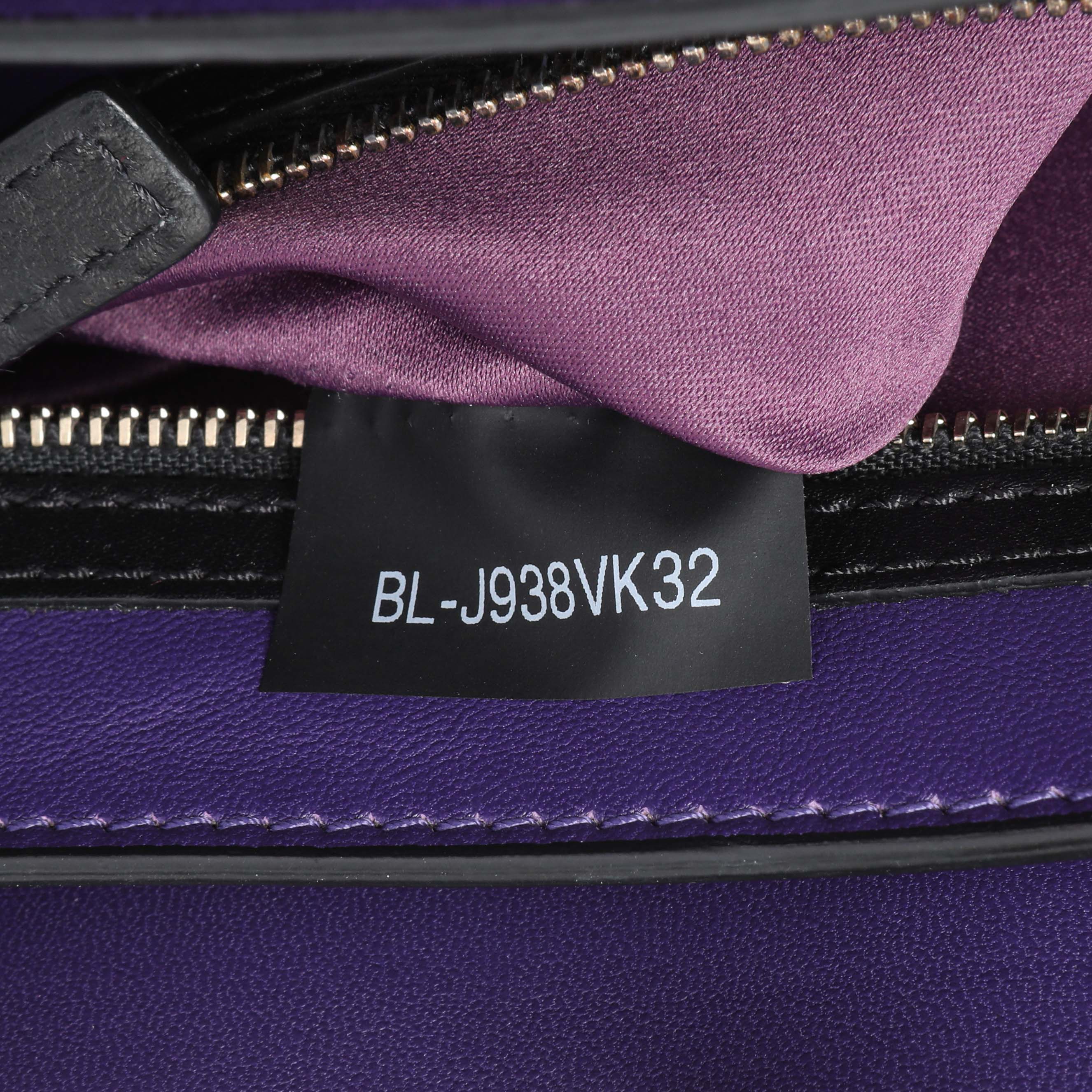 Valentino Purple Calfskin Rockstud Crossbody - Image 6