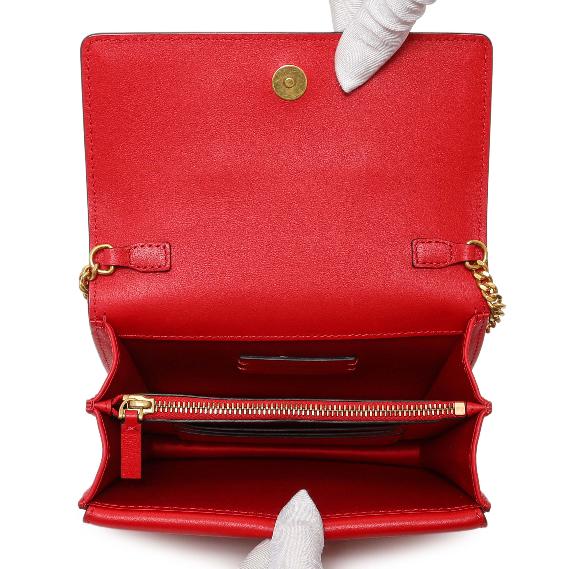 Valentino Smooth Calfskin Mini VRing Crossbody Bag - Image 4