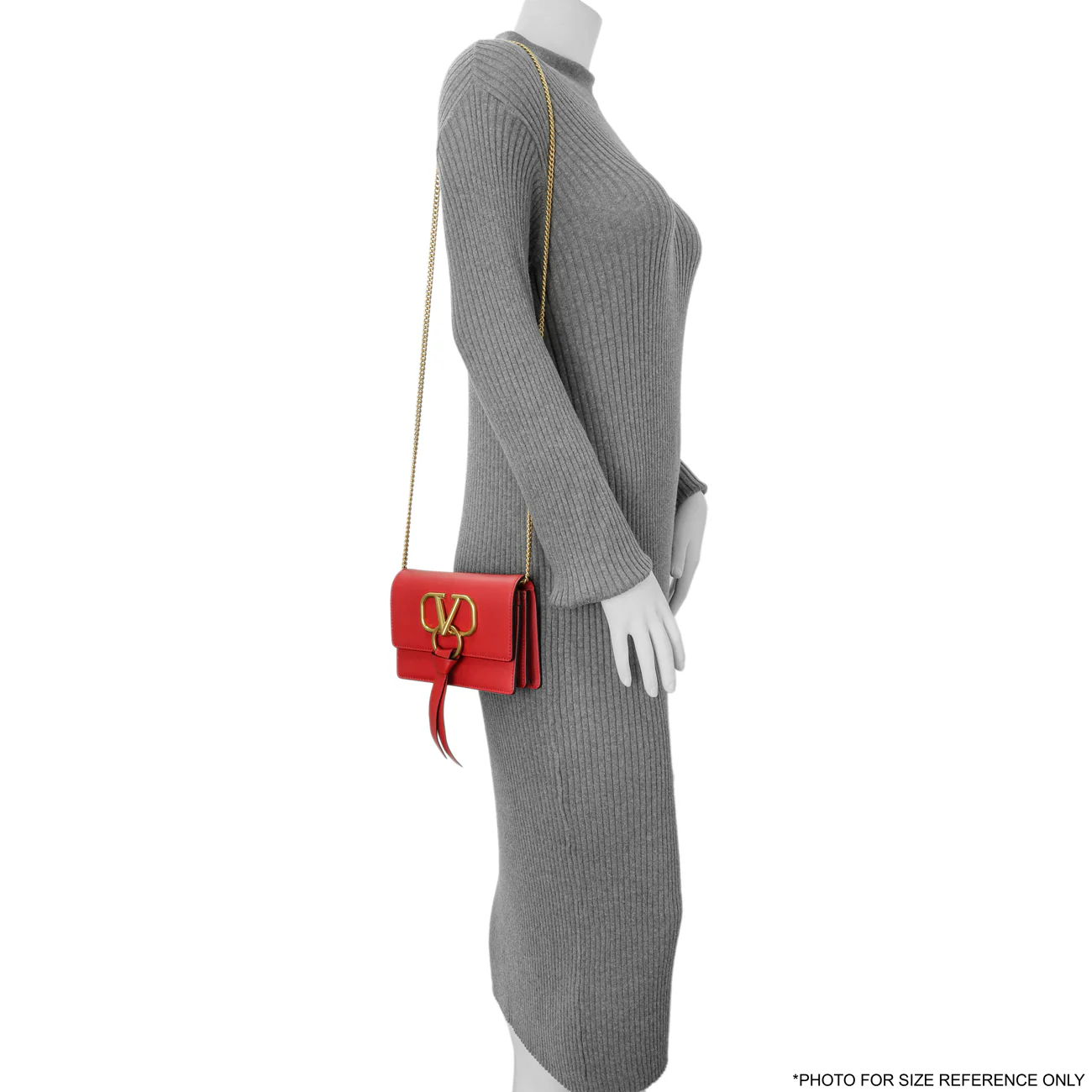 Valentino Smooth Calfskin Mini VRing Crossbody Bag - Image 6