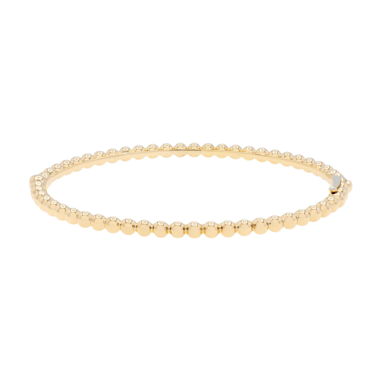 Van Cleef & Arpels 18K Yellow Gold Perlée Pearls of Gold Bracelet