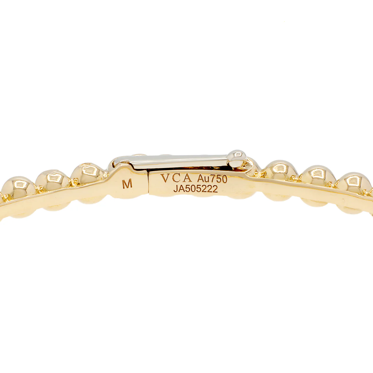 Van Cleef & Arpels 18K Yellow Gold Perlée Pearls of Gold Bracelet - Image 3