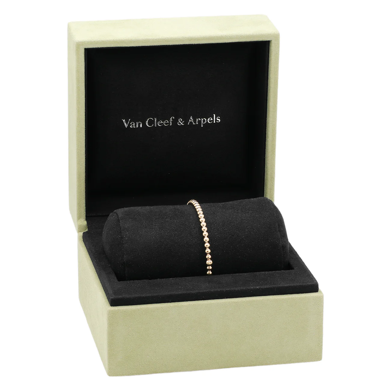 Van Cleef & Arpels 18K Yellow Gold Perlée Pearls of Gold Bracelet - Image 4