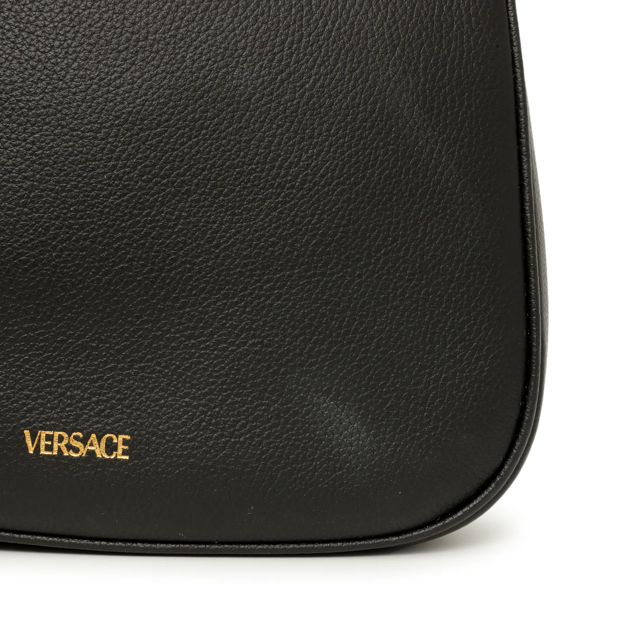 Versace Black Calfskin La Medusa Mini Chain Hobo - Image 7