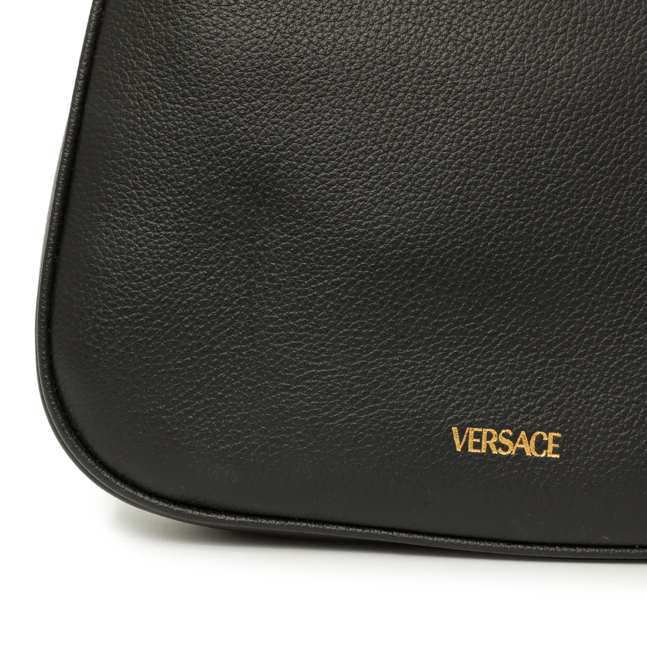 Versace Black Calfskin La Medusa Mini Chain Hobo - Image 8