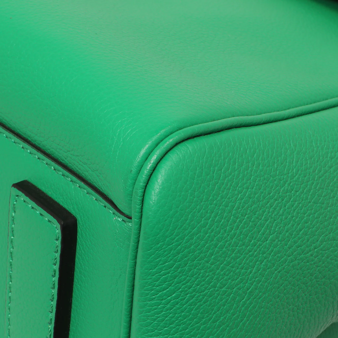 Versace Green Calfskin Large La Medusa Top Handle - Image 5