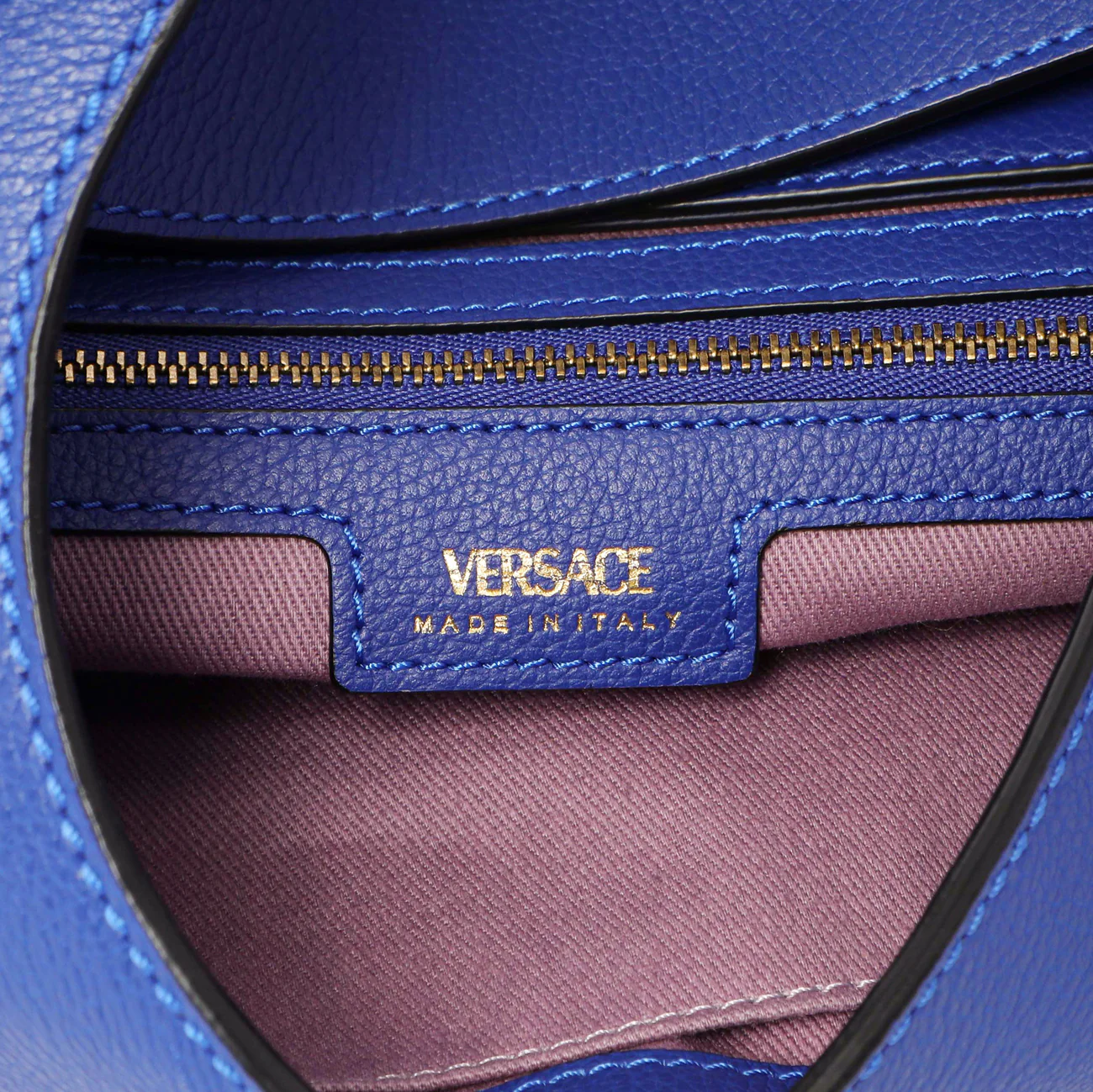 Versace Lapis Calfskin La Medusa Medium Hobo Crossbody - Image 6