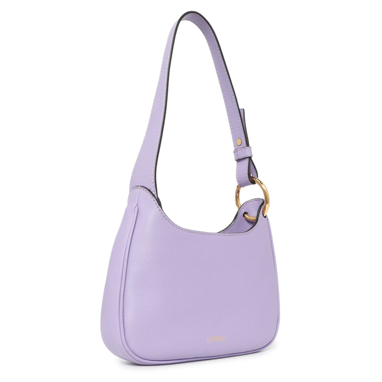 Versace Lilac Calfskin La Medusa Small Hobo Crossbody - Image 2