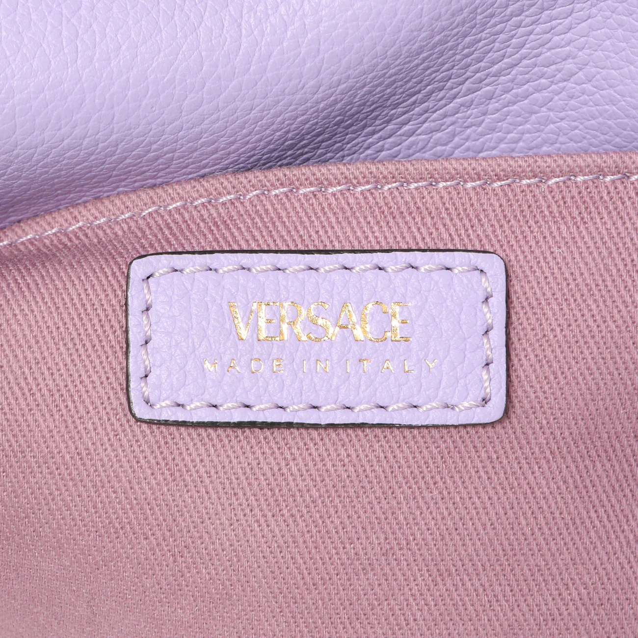 Versace Lilac Calfskin La Medusa Small Hobo Crossbody - Image 5