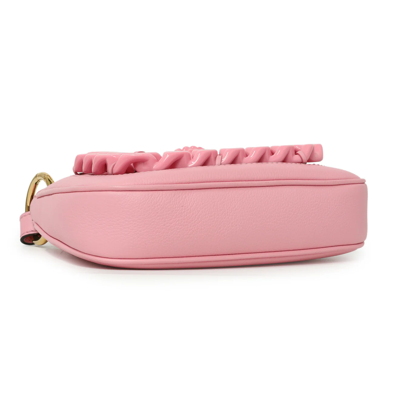 Versace Pink Calfskin La Medusa Mini Chain Hobo - Image 3