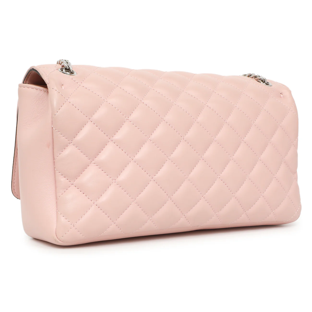 Versace Pink Quilted Lambskin Medusa Chain Crossbody - Image 2
