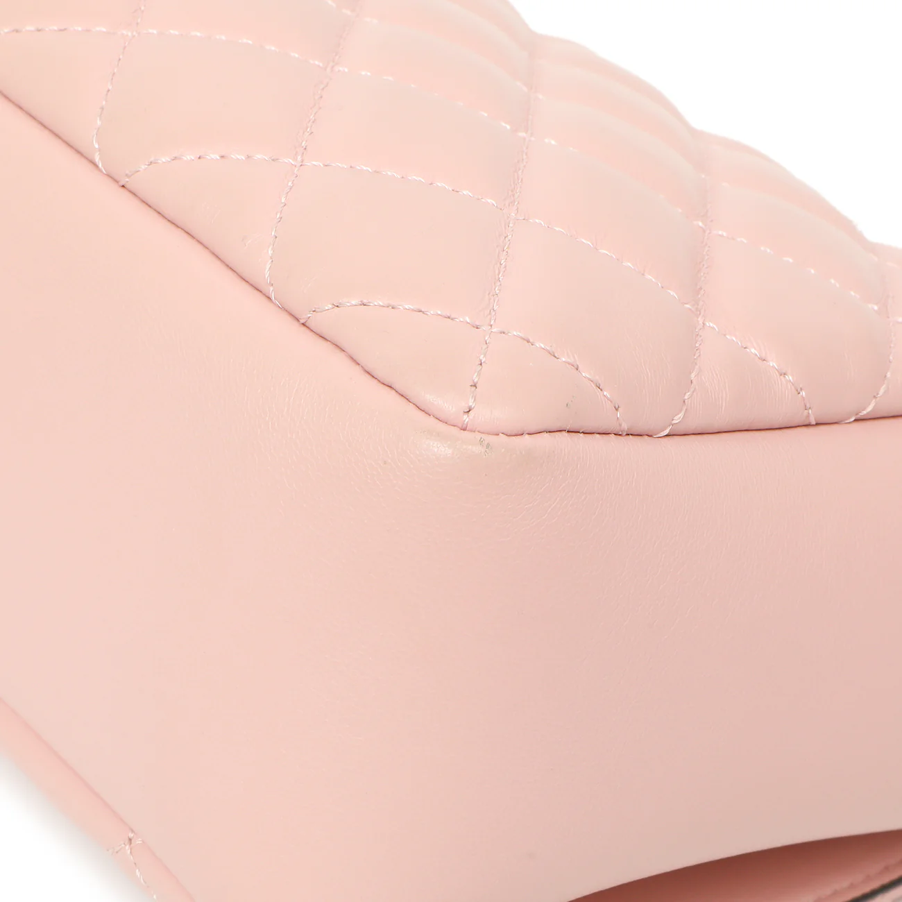 Versace Pink Quilted Lambskin Medusa Chain Crossbody - Image 7